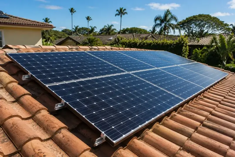 Installation de panneaux solaires à Géovreisset